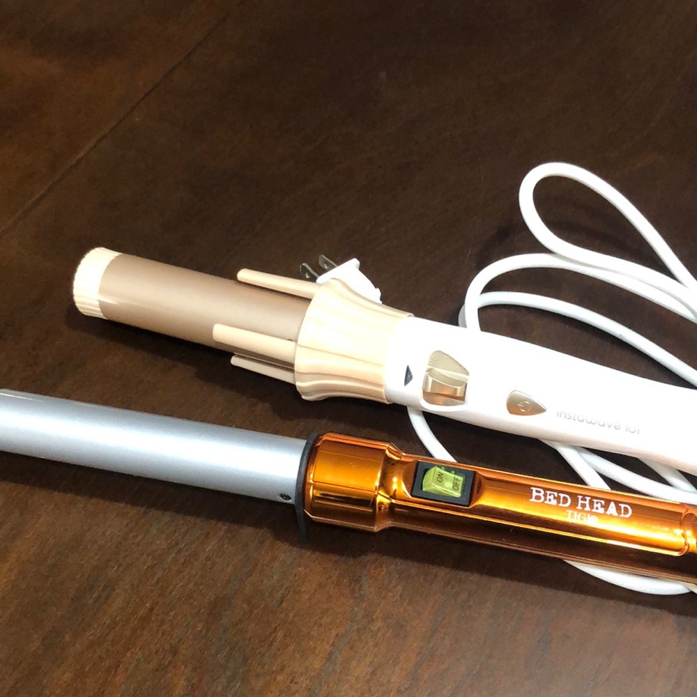 Kiss  instawave and bedhead curlipops hair tools